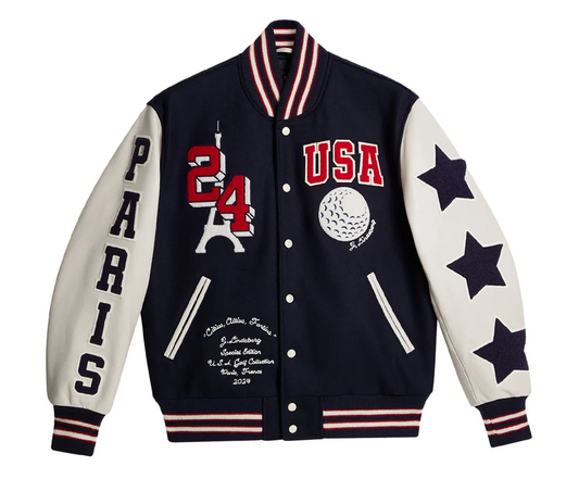 J. Lindeberg Men's USA Golf Golden Bear Jacket